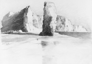 'Helgoland', Graphit, 40 x 48